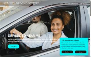 Remedy Driving School website
