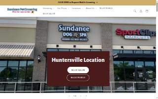Sundance Pet Grooming – Cornelius Salon & Mobile of Davidson website