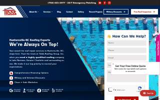 Tidds Roofing Group, Inc. website