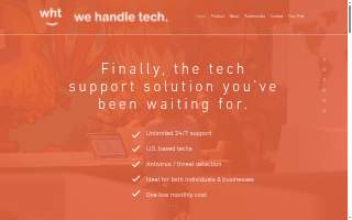 We Handle Tech of Davidson website