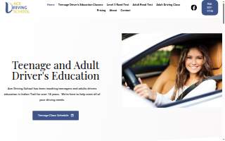 Ace Driving School website