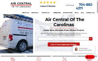 Air Central of the Carolinas website