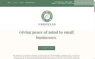 Chopelas Tax and Small Business Services website