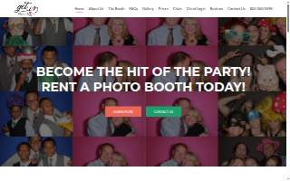Get In Photo Booth website