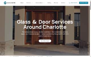 Glass and Door Pro of Indian Trail website