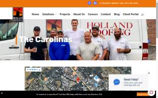 Holland Roofing - RMM Carolinas website