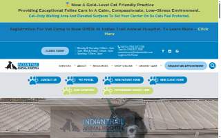 Indian Trail Animal Hospital website