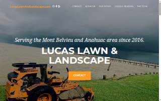 Lucas Lawn and Landscape website