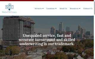 Morehead Title Company of Indian Trail website