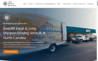 All Ways Moving website