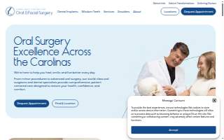 Carolinas Center for Oral & Facial Surgery of Indian Trail website