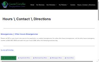Coastal Carolina Neuropsychiatric Center website