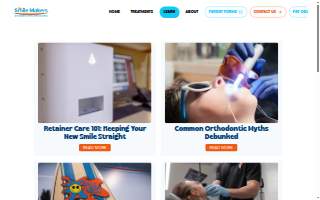 Coastal Carolina Orthodontics of Jacksonville website