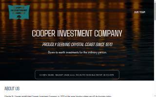 Cooper Investment Company website