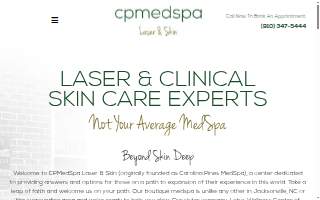 CPMedSpa Laser & Skin website