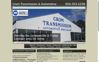 Crom Transmission & Automotive Specialist website