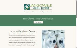 Jacksonville Vision Center website