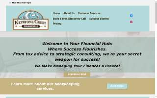 Keystone Crest Financials website