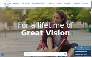 Office Park Eye Center website