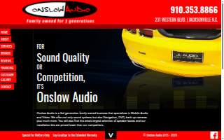 Onslow Audio website