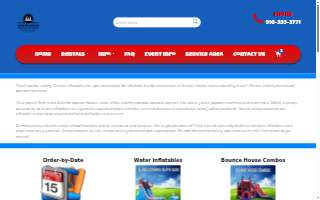 Onslow Inflatables website