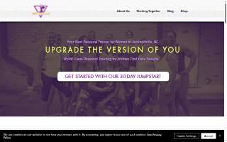Size Healthy Fitness website