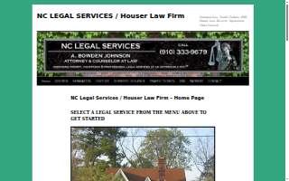The Houser Law Firm, P.C. website