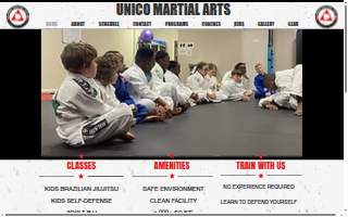 Unico Martial Arts website