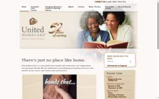United Home Care website