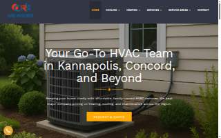 CR Weavers Heating and Cooling website