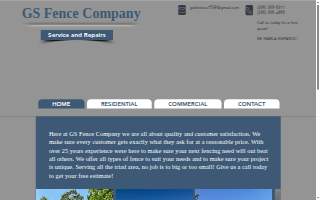 'GS' Fence Company LLC website