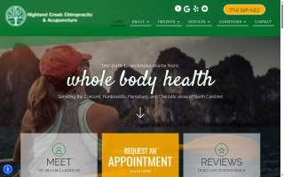 Highland Creek Chiropractic & Acupuncture website