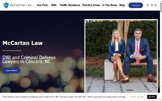 McCartan Law of Kannapolis website