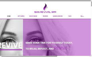 Skin Revival website