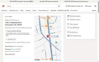 Walgreens Pharmacy website