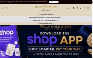 Willy Gold Store website
