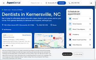 Aspen Dental - Kernersville website