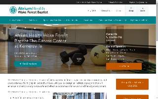 Atrium Health Wake Forest Baptist The Fitness Center at Kernersville website