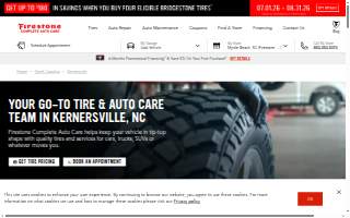 Firestone Complete Auto Care of Kernersville website