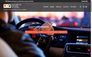 Greenbriar Driving Academy website