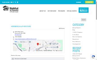 Habitat for Humanity of Forsyth County - Kernersville ReStore website