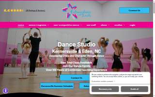 Extravadance & Tumble Dance Studio website