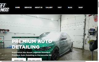 Street Legends Detailing website
