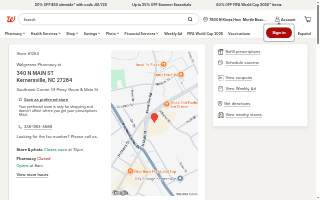 Walgreens of Kernersville website
