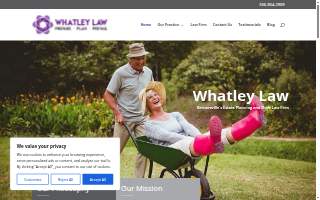 Whatley Law Office website