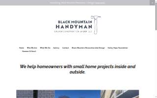 Black Mountain Handyman, LLC website