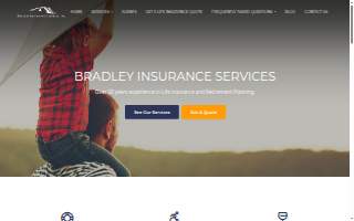 Bradley Insurance Services website