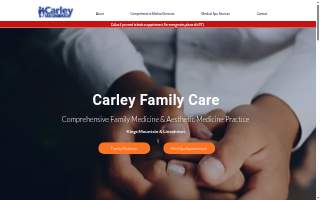 Carley Family Care website