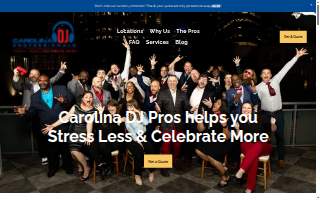 Carolina DJ Professionals of Kings Mountain website