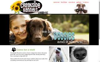 Creekside Kennels website